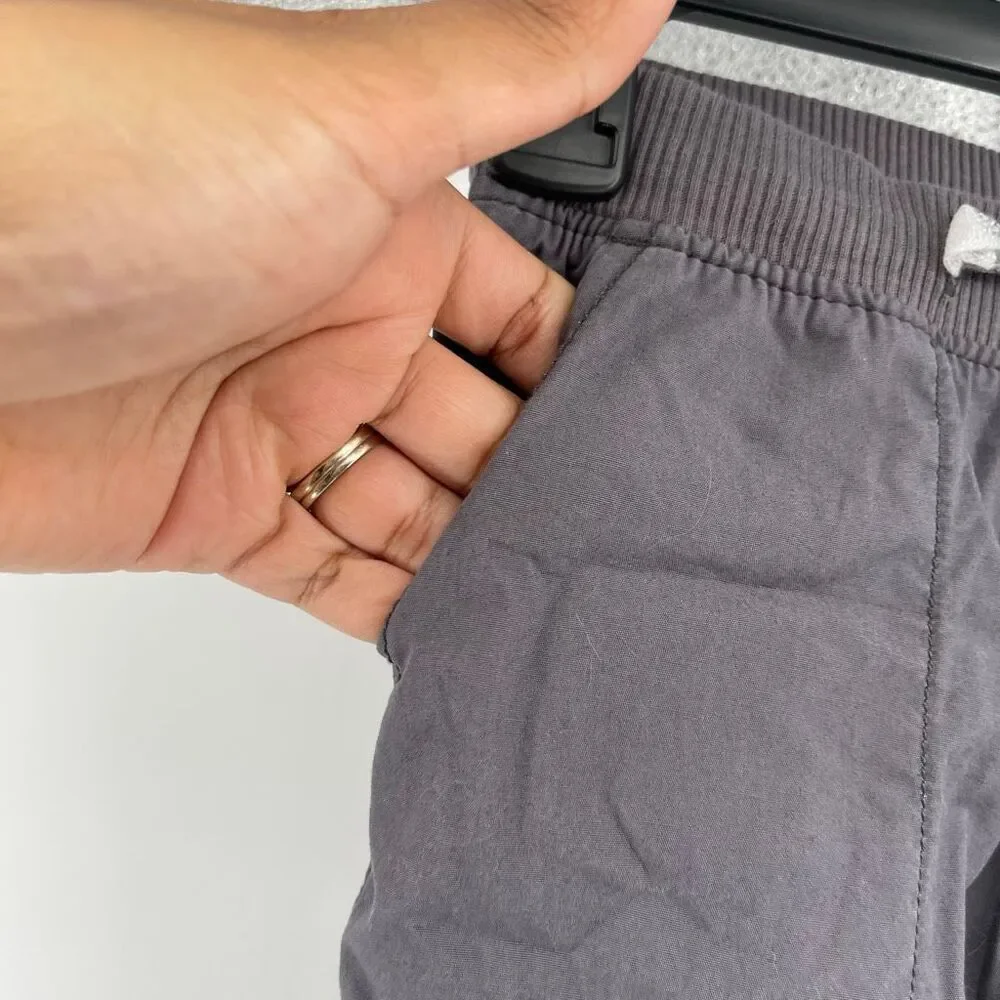 Carter’s Toddler Boys Gray Utility Jogger Pants 2T Cotton Pull On Casual Pants